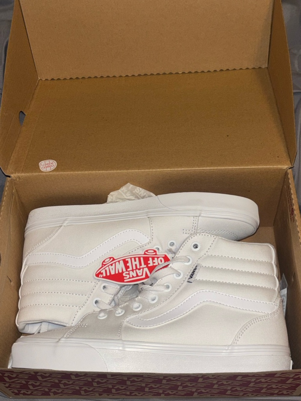 Women’s Vans Filmore Hi Canvas High-Top Sneakers in White